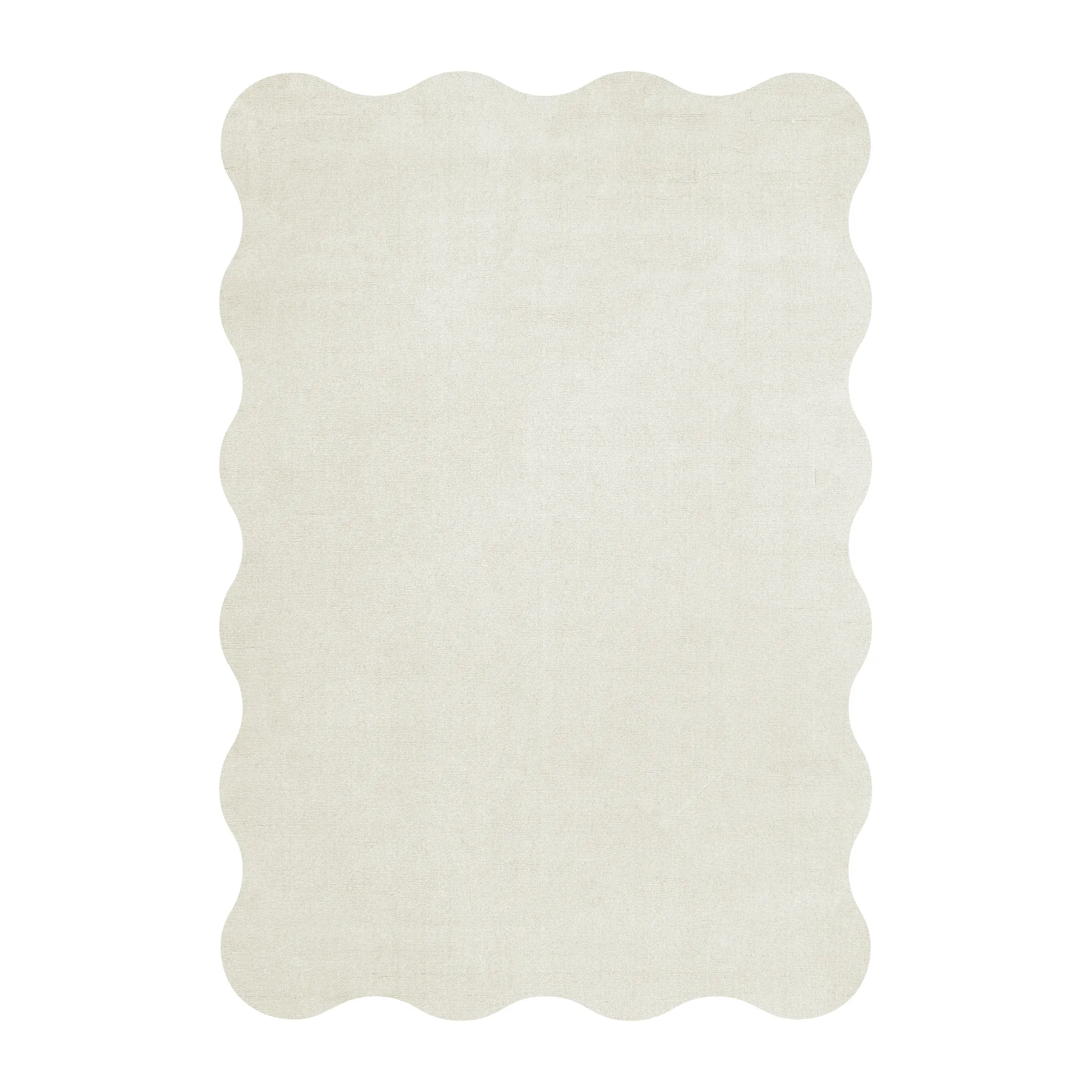 Tapis en laine Scallop 160x230 cm, Bone white Layered
