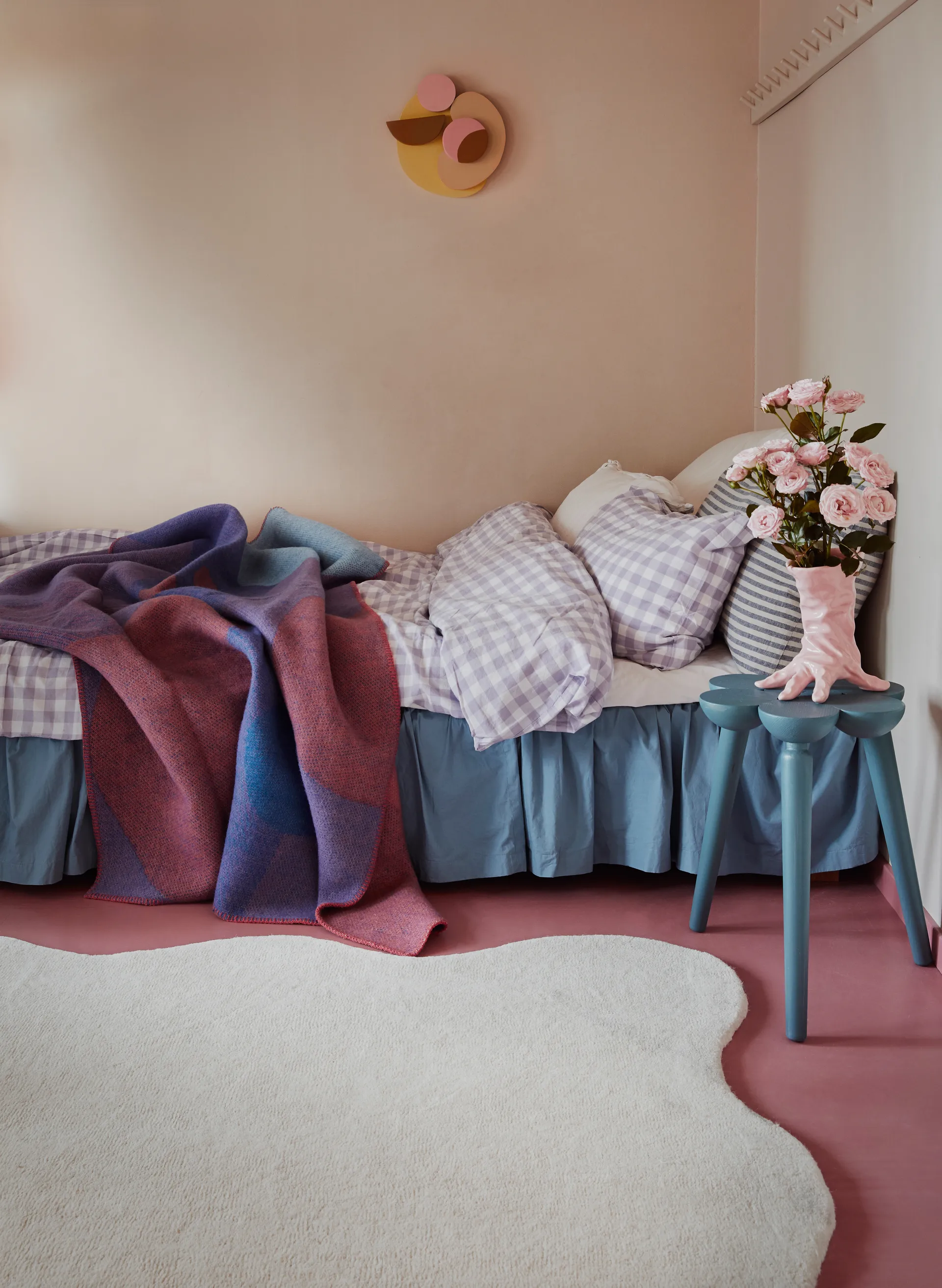 Tapis en laine Scallop 250x350 cm, Bone white Layered