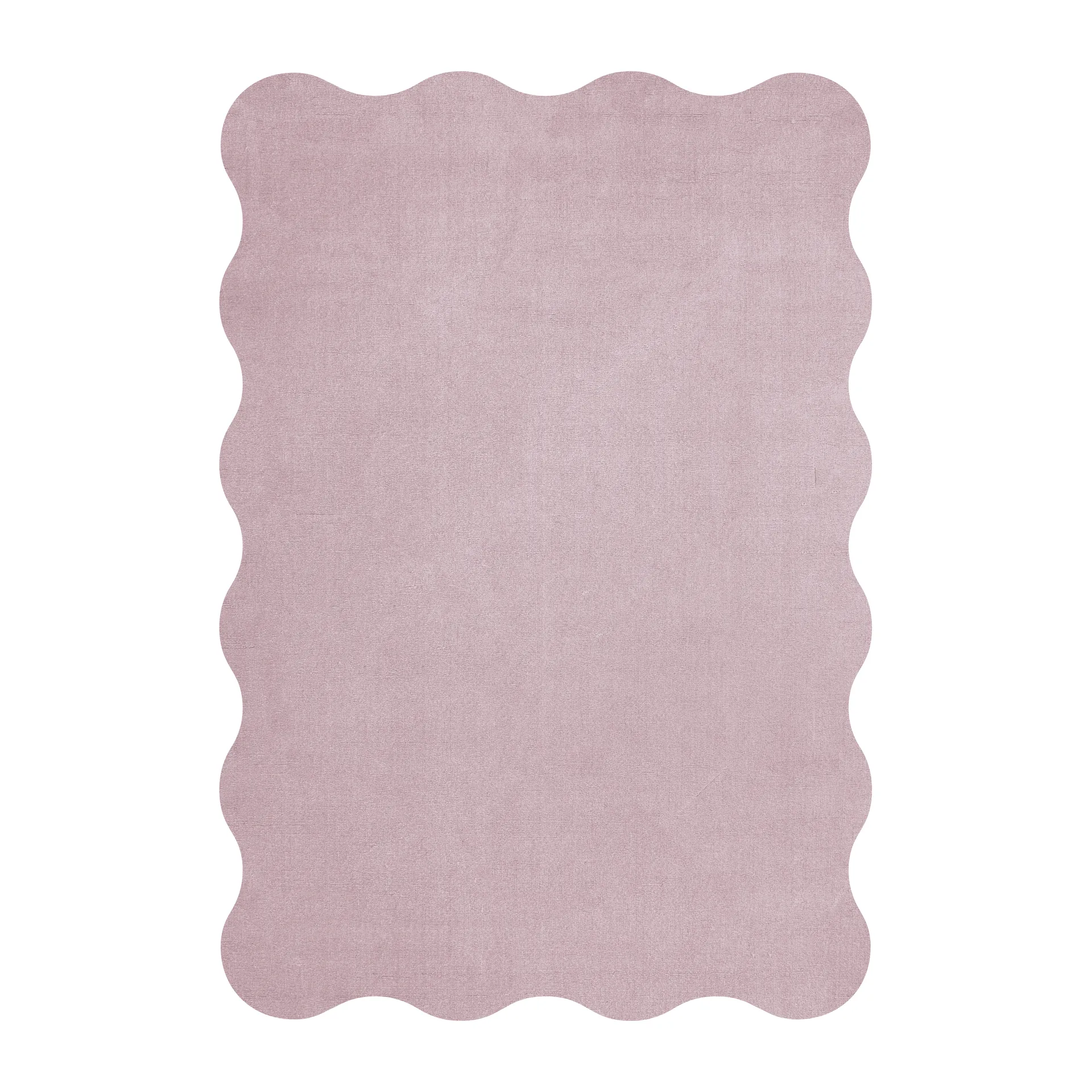 Tapis en laine Scallop 250x350 cm, Pink lavender Layered