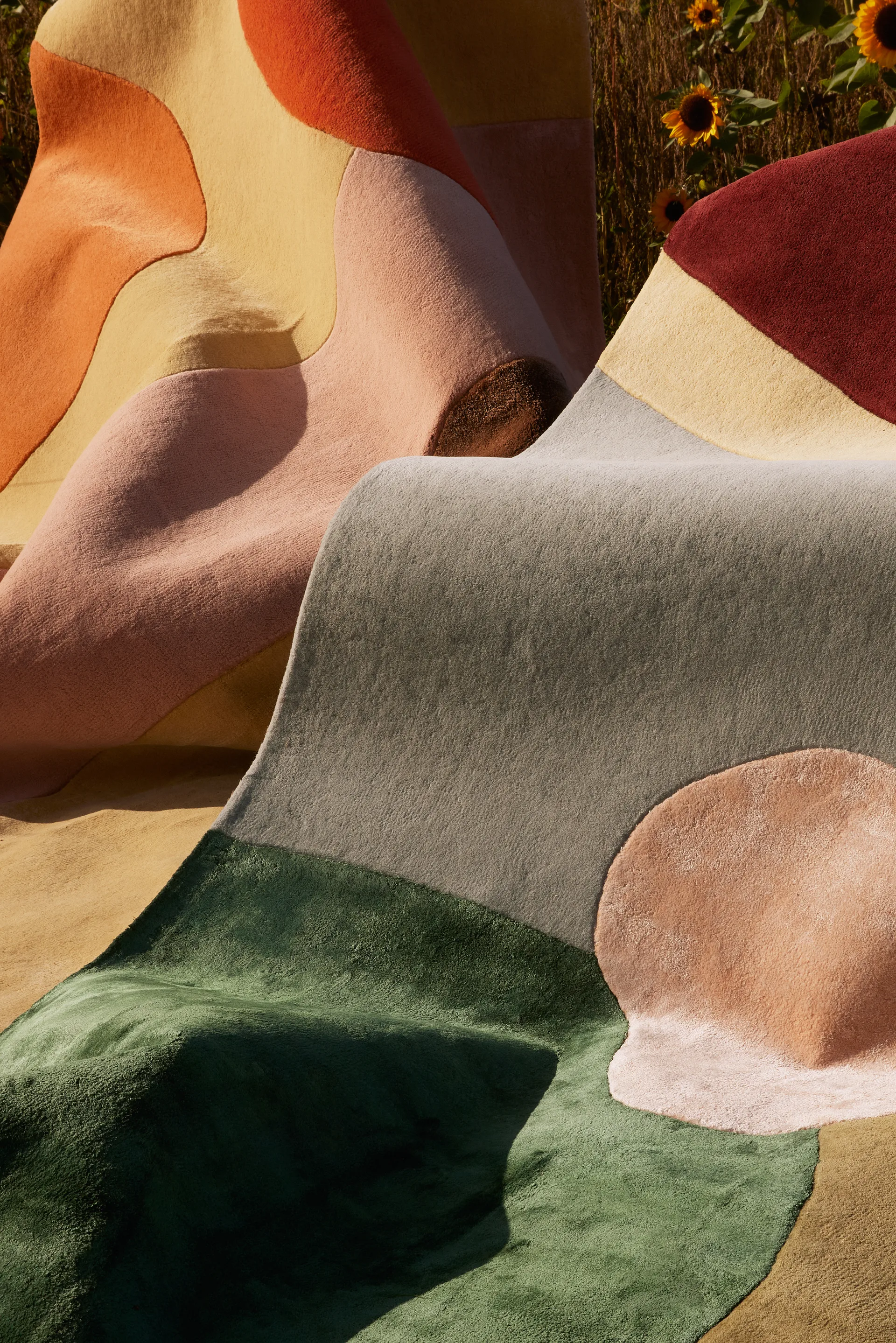 Tapis en laine Sleeping Flower, 200x300 cm Layered