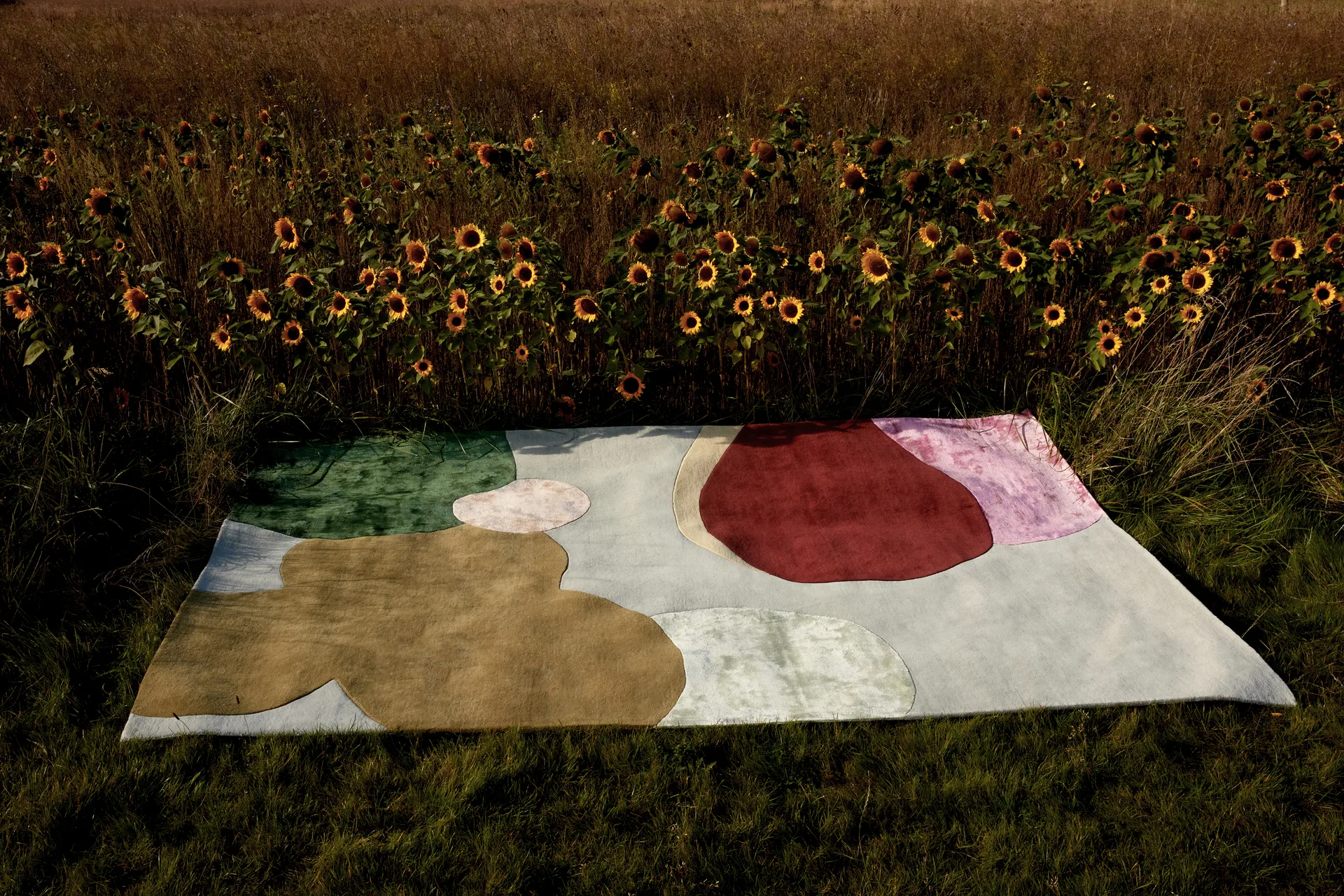 Tapis en laine Sleeping Flower, 200x300 cm Layered