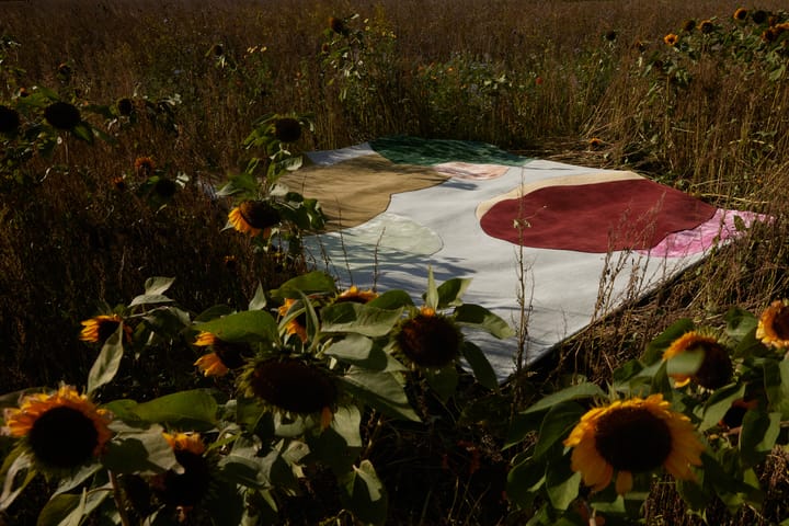 Tapis en laine Sleeping Flower, 250x350 cm Layered