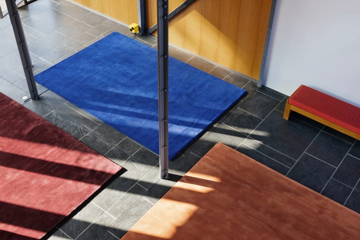 Tapis en laine Solid Wool, Bleu foncé, 200x300 cm Layered