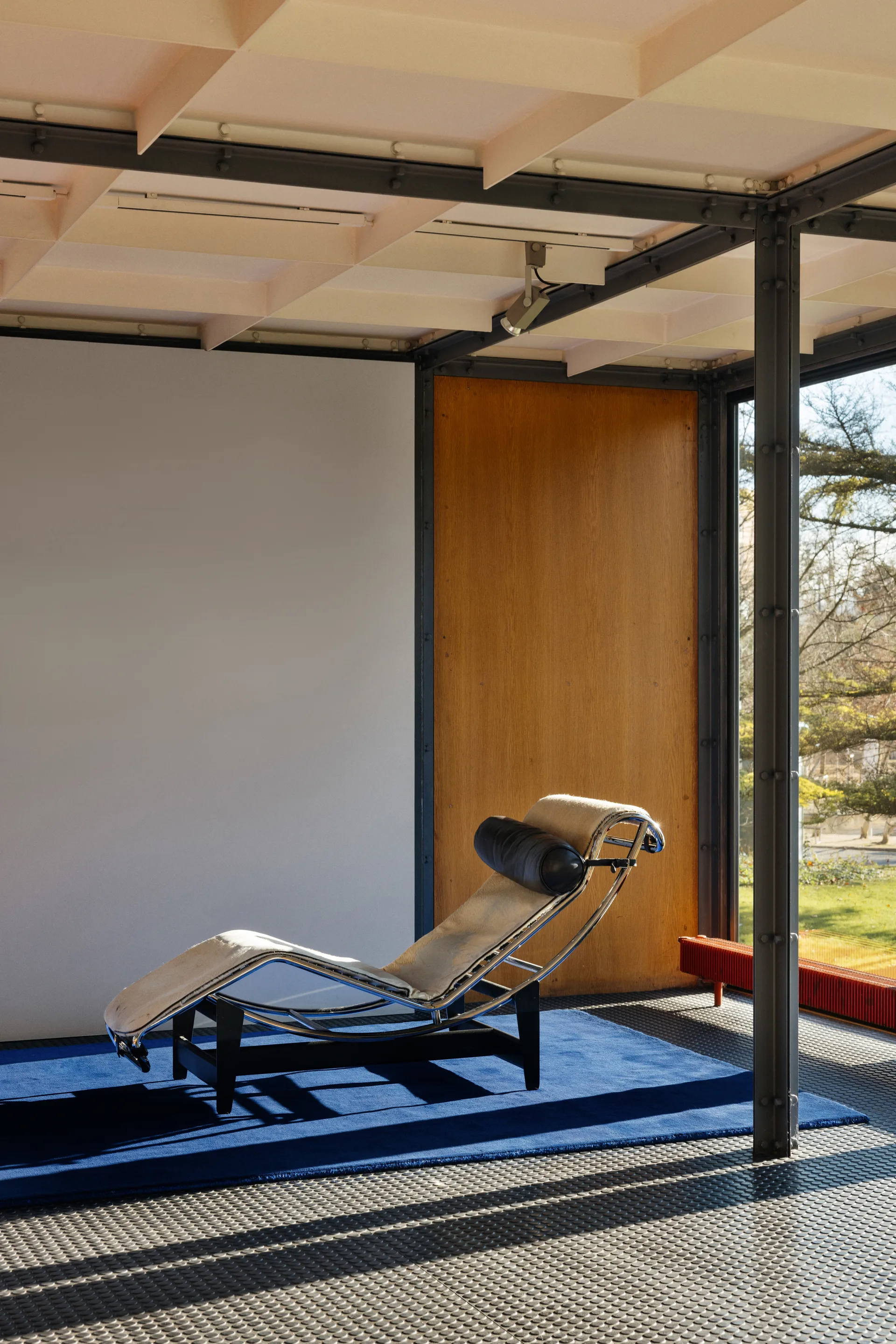 Tapis en laine Solid Wool, Bleu foncé, 200x300 cm Layered