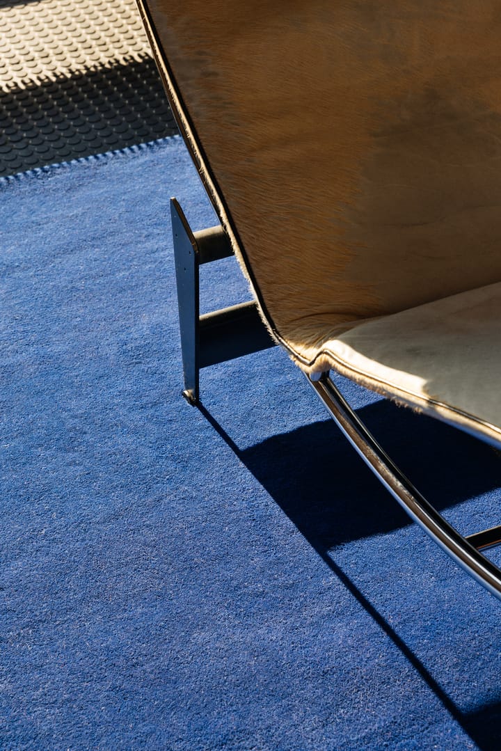 Tapis en laine Solid Wool, Bleu foncé, 250x350 cm Layered