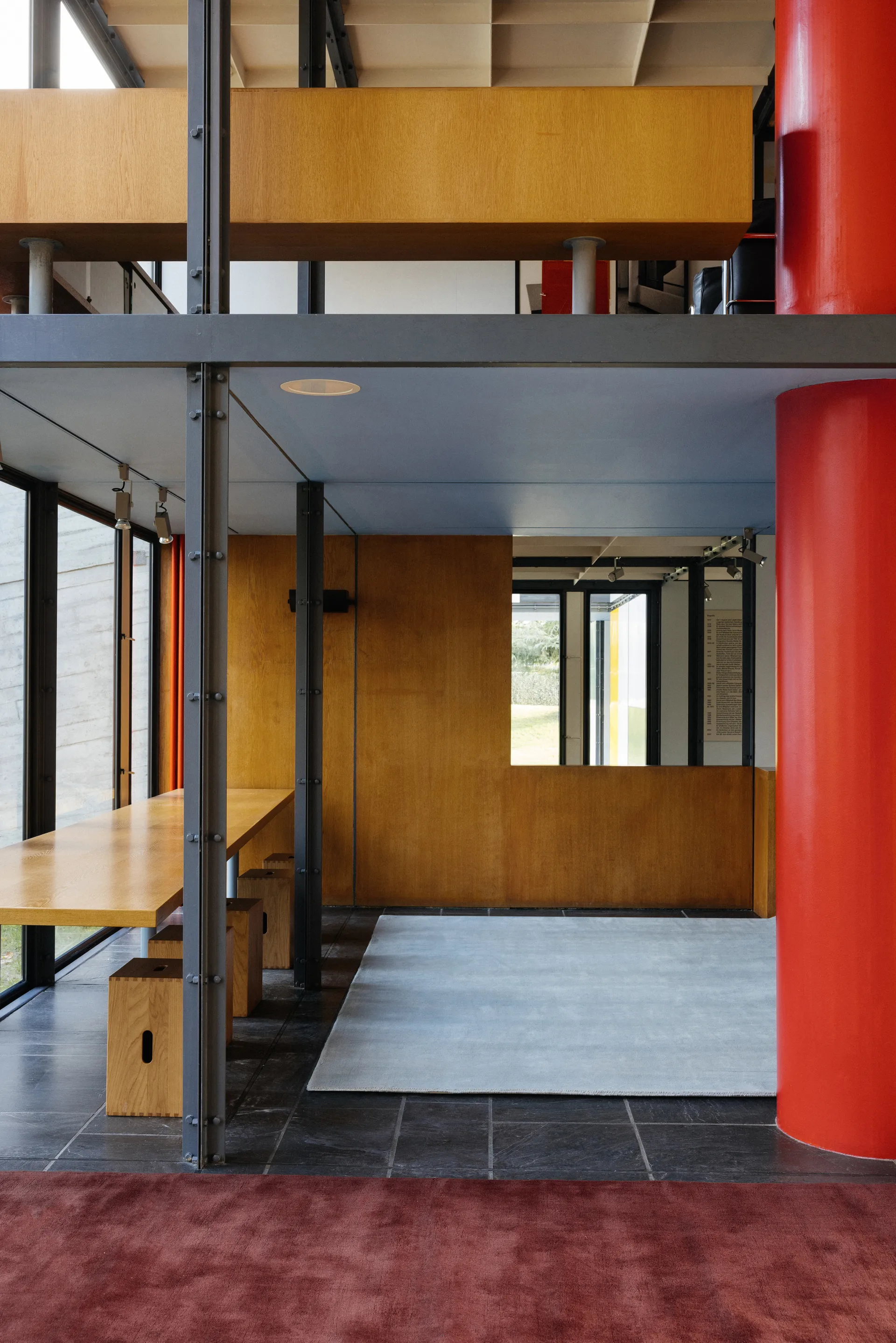 Tapis en laine Solid Wool, Rouge rubis, 200x300 cm Layered