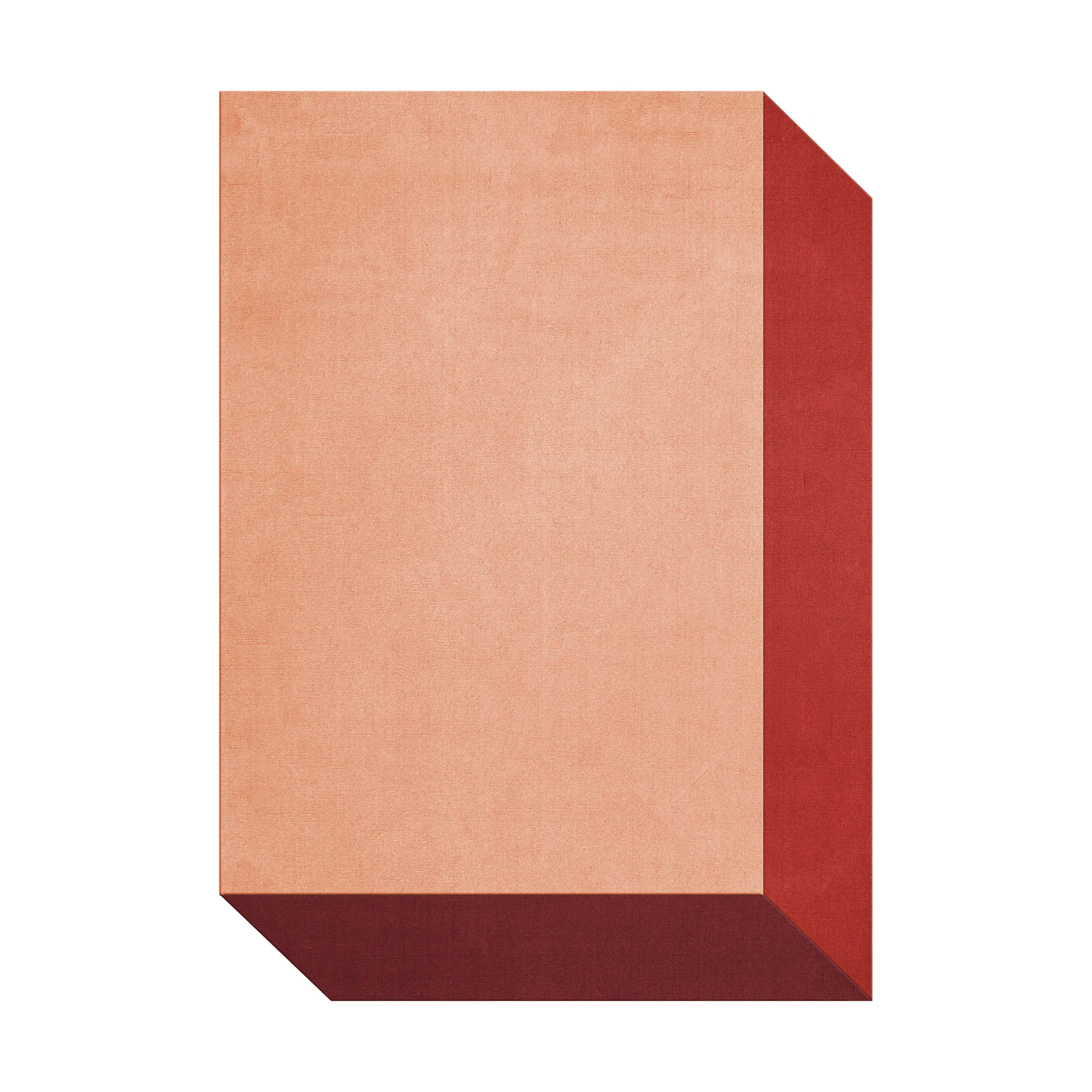 Tapis en laine Teklan Box, Corals, 200x300 cm Layered