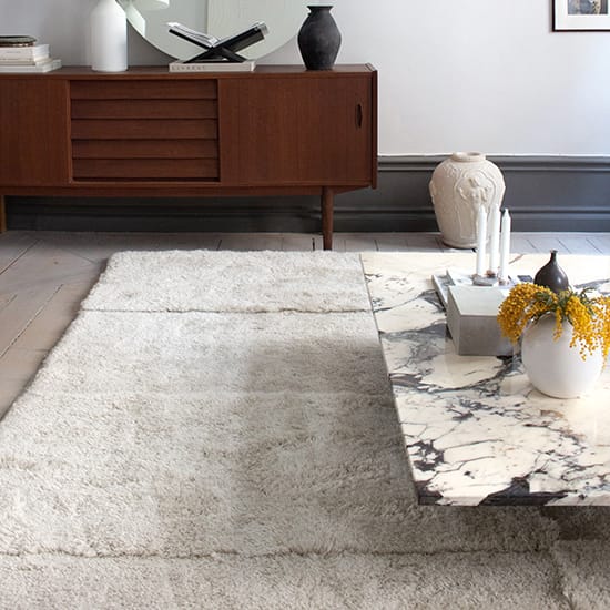 Tapis Levels 250x350cm, Bone White Layered