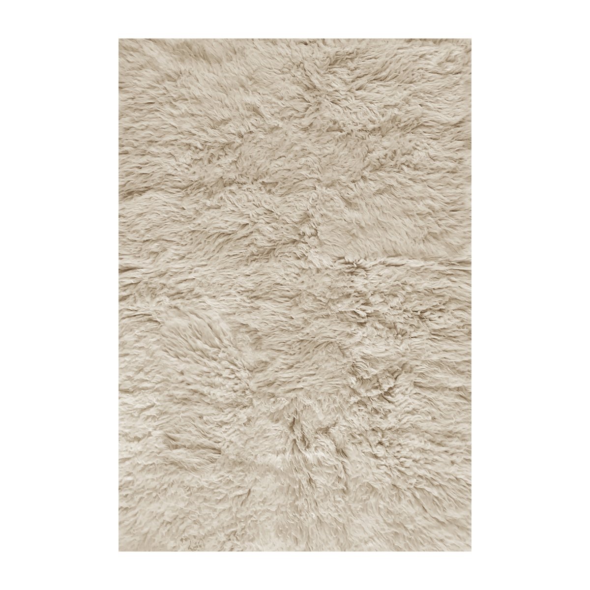 Layered Tapis Shaggy 300x400 cm Oatmeal | Design Scandinave | Tapis en laine | Beige