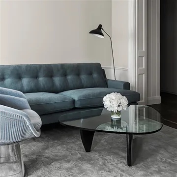 Tapis Solid en viscose, 250x350 cm - elephant gray (gris) - Layered