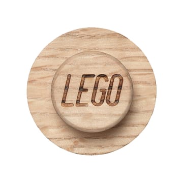 Ensemble de cintres muraux LEGO en bois - Chêne savonné - Lego