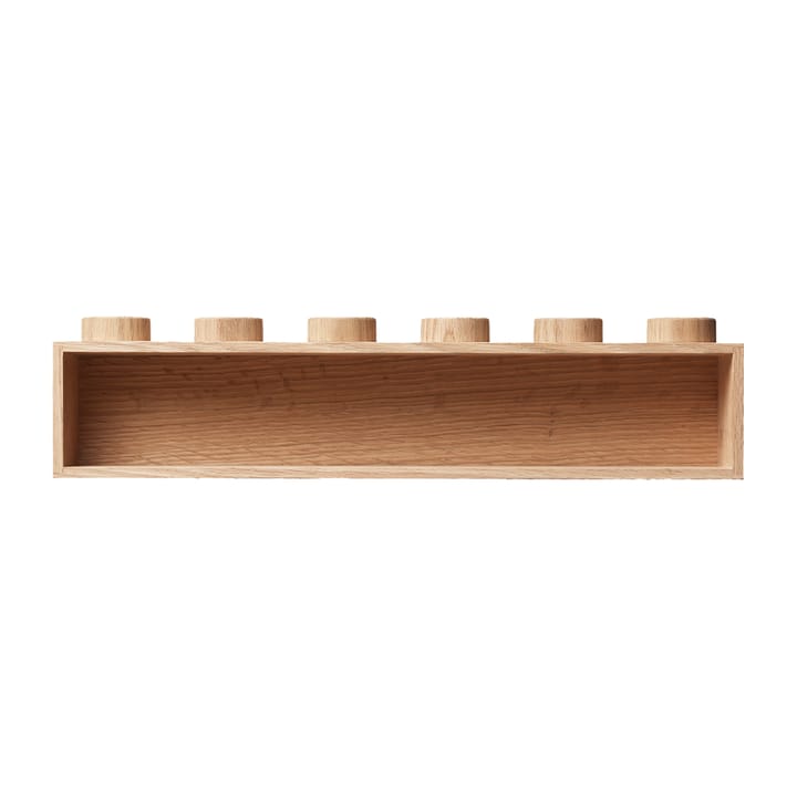 Étagère LEGO en bois, Chêne savonné Lego