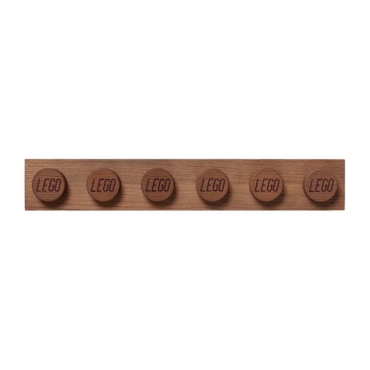 Étagère LEGO en bois, Chêne teinté foncé Lego