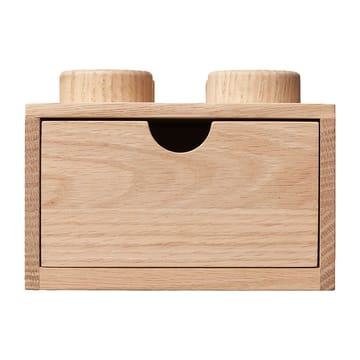 Tiroir de bureau LEGO 4 en bois - Chêne savonné - Lego