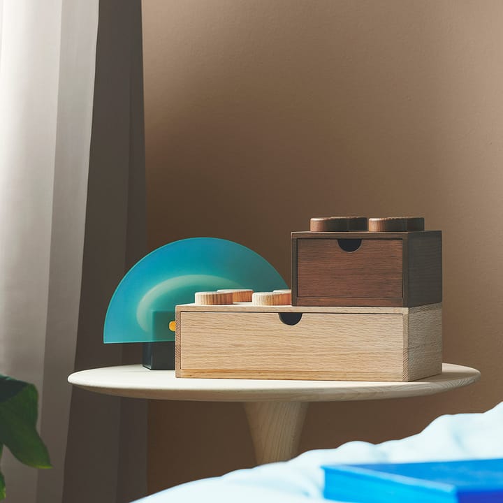 Tiroir de bureau LEGO 8 en bois, Chêne savonné Lego