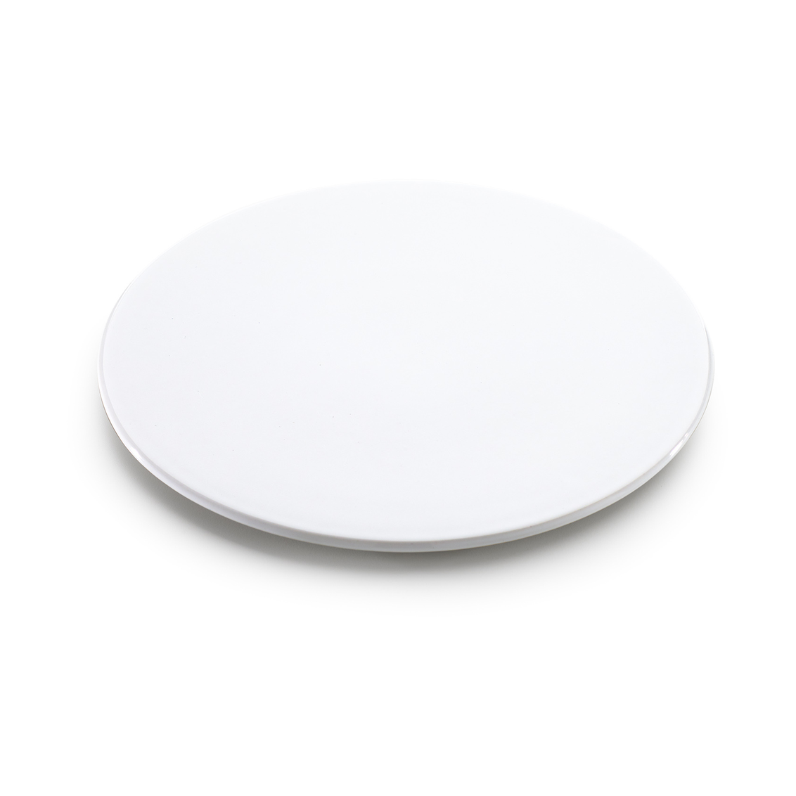 Lékué Assiette en céramique blanche Lékué 23 cm | Design Scandinave | Autres ustensiles de cuisine | Blanc