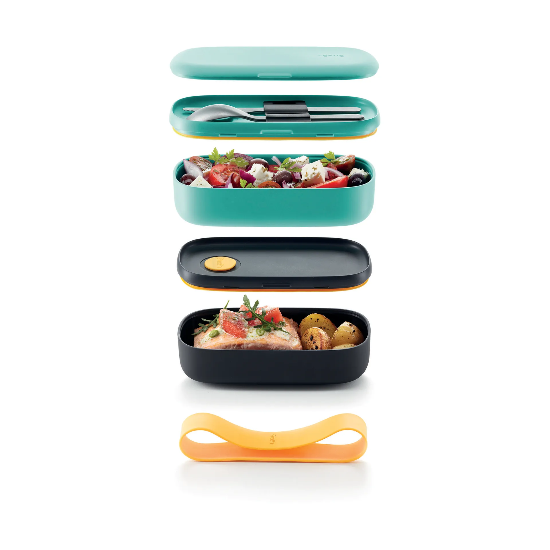 Boîte à lunch Lékué To Go 2 pièces, Vert Lékué