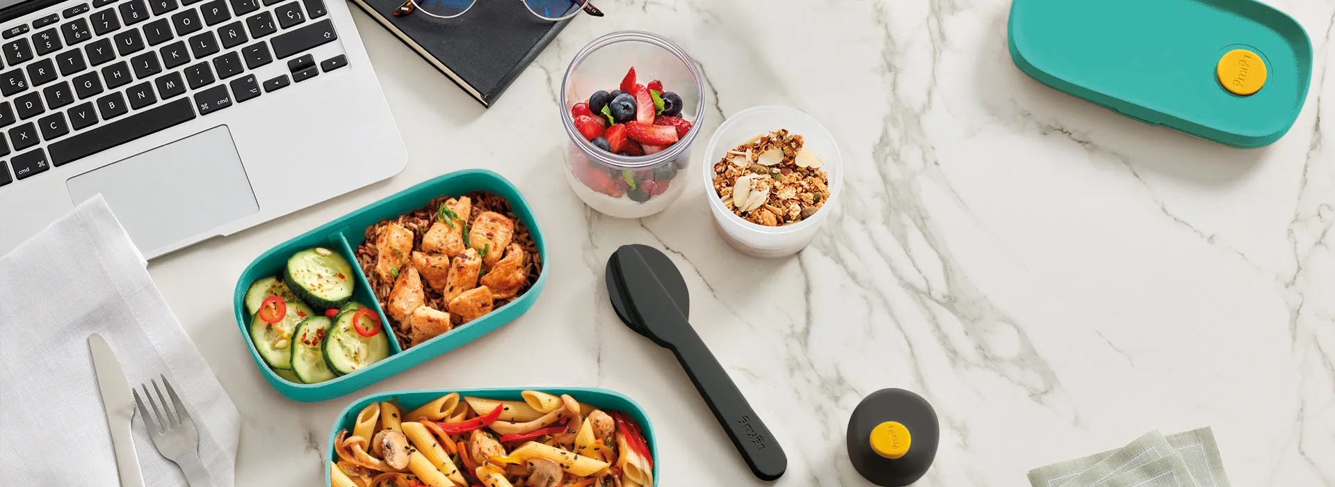 Couverts avec étui Lékué 5 pièces Lékué