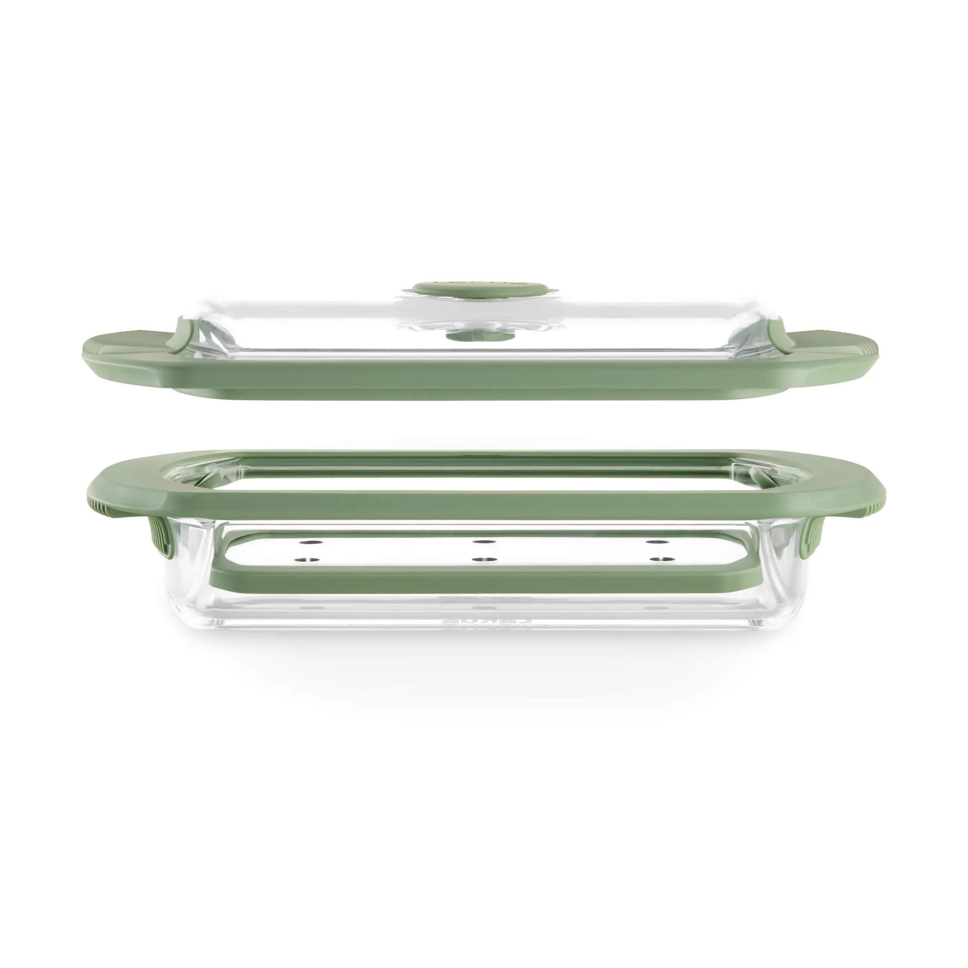 Cuiseur vapeur Lékué, Transparent, verre, lot de 2 Lékué