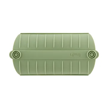 Cuiseur vapeur Lékué - Vert, avec plateau, lot de 2 - Lékué