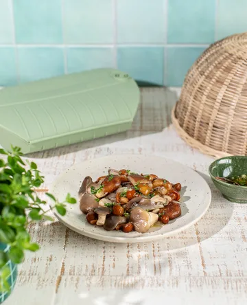 Cuiseur vapeur Lékué - Vert, avec plateau, lot de 4 - Lékué