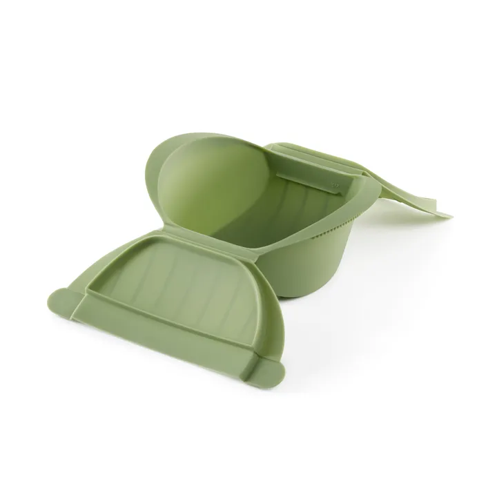 Cuiseur vapeur Lékué - Vert, grand, lot de 2 - Lékué