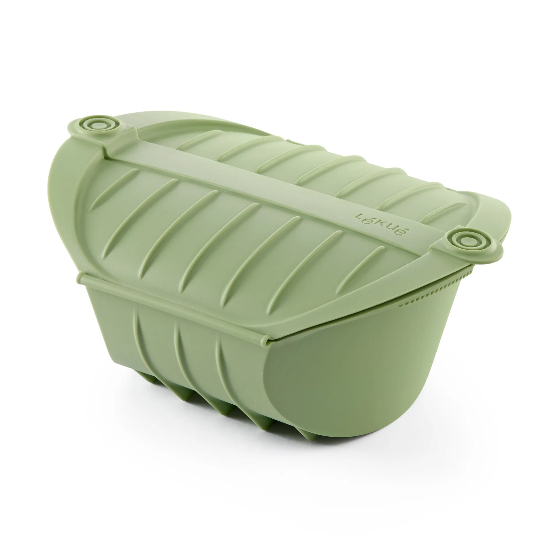 Cuiseur vapeur Lékué, Vert, grand, lot de 4 Lékué