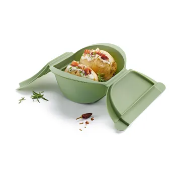 Cuiseur vapeur Lékué - Vert, grand, lot de 4 - Lékué