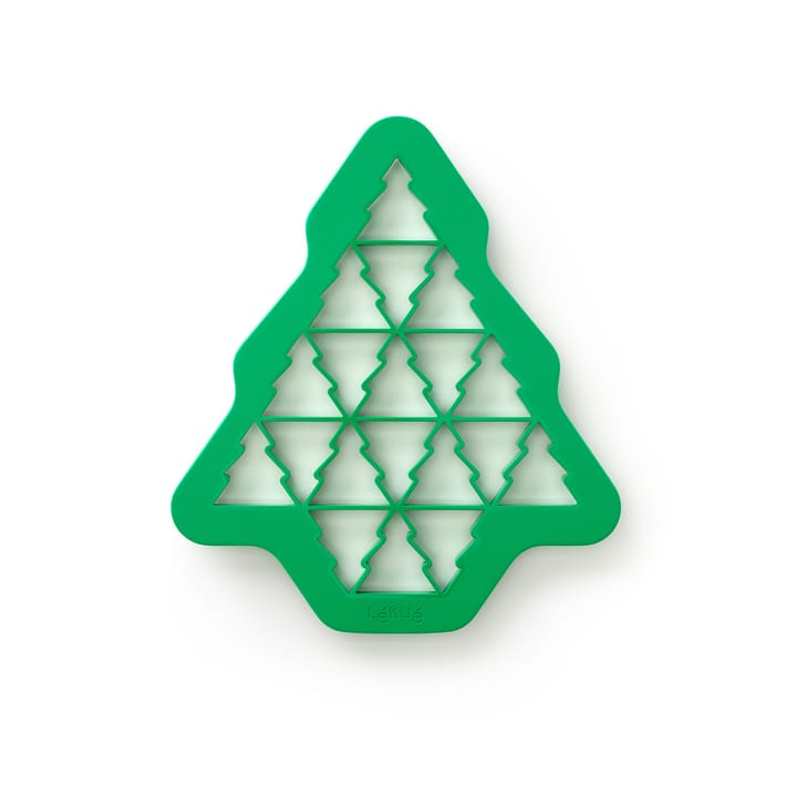 Emporte-pièce puzzle sapin de Noël Lékué 23,5x27 cm - Vert - Lékué