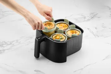 Lékué Air fryer gobelet en verre mini 4-pack - Transparent - Lékué