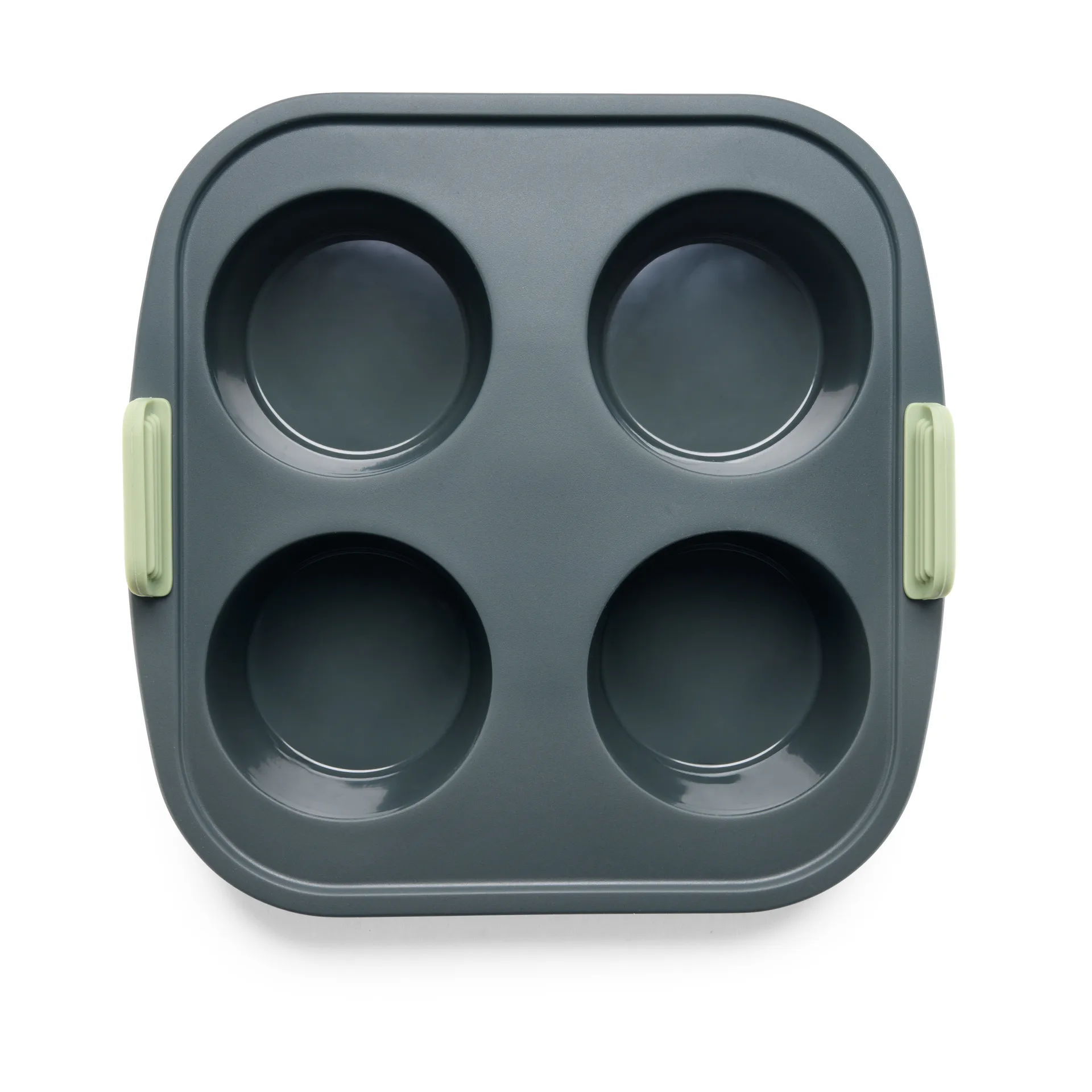 Lékué moule à muffins pour air fryer, 4 pcs, Grey Lékué