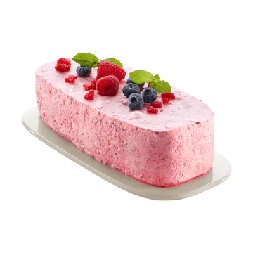 Moule à cake avec assiette Lékué 24 cm - Rouge - Lékué