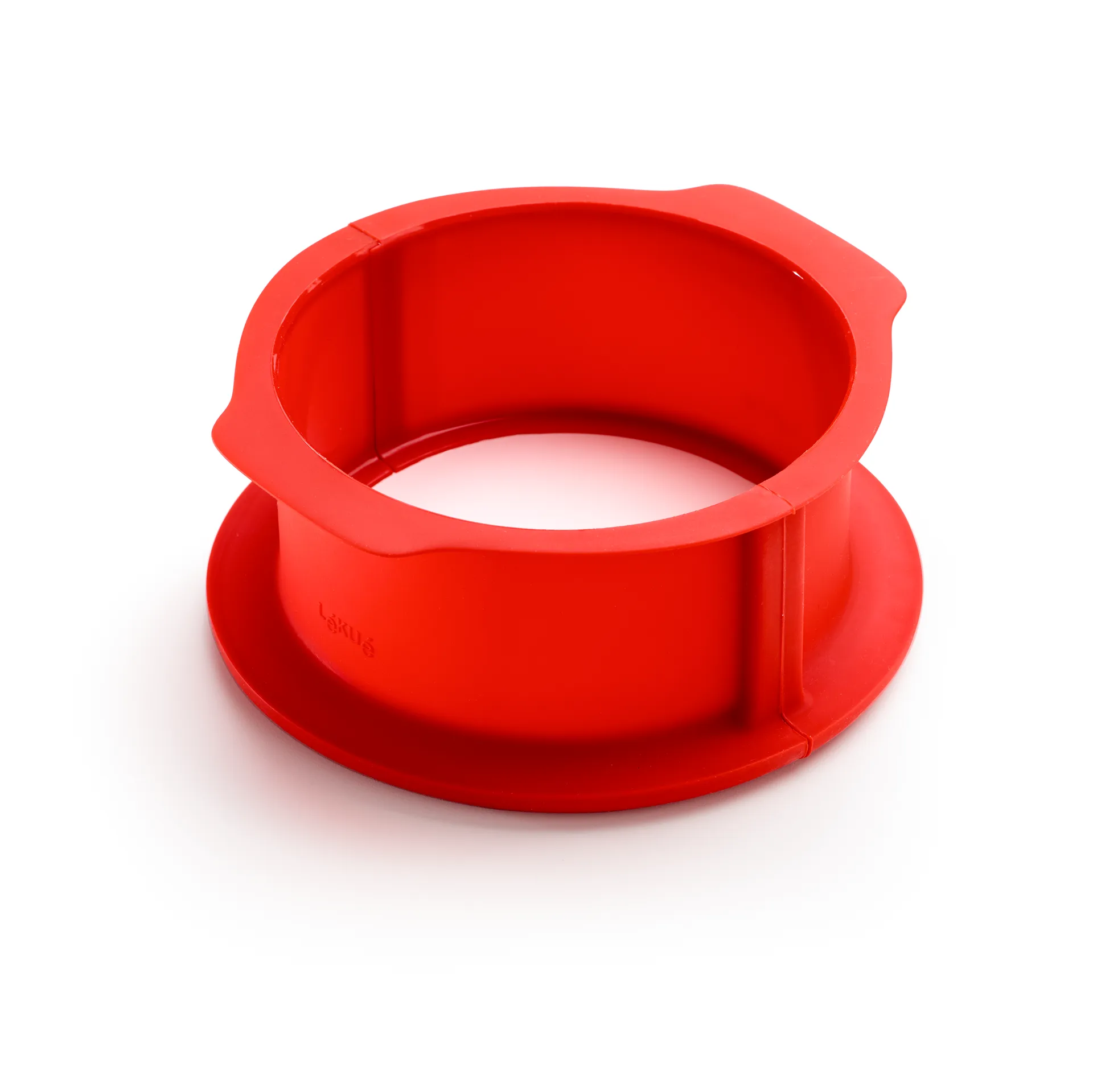 Moule à charlotte avec assiette Lékué 18 cm, Rouge Lékué