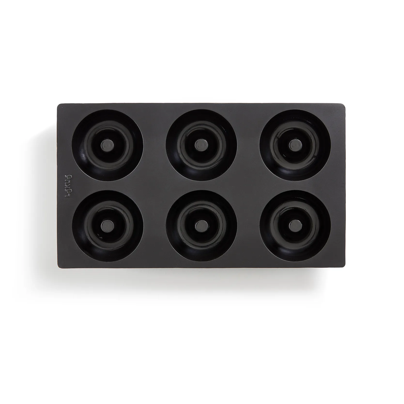 Moule à donuts en silicone Lékué lot de 6, Noir Lékué