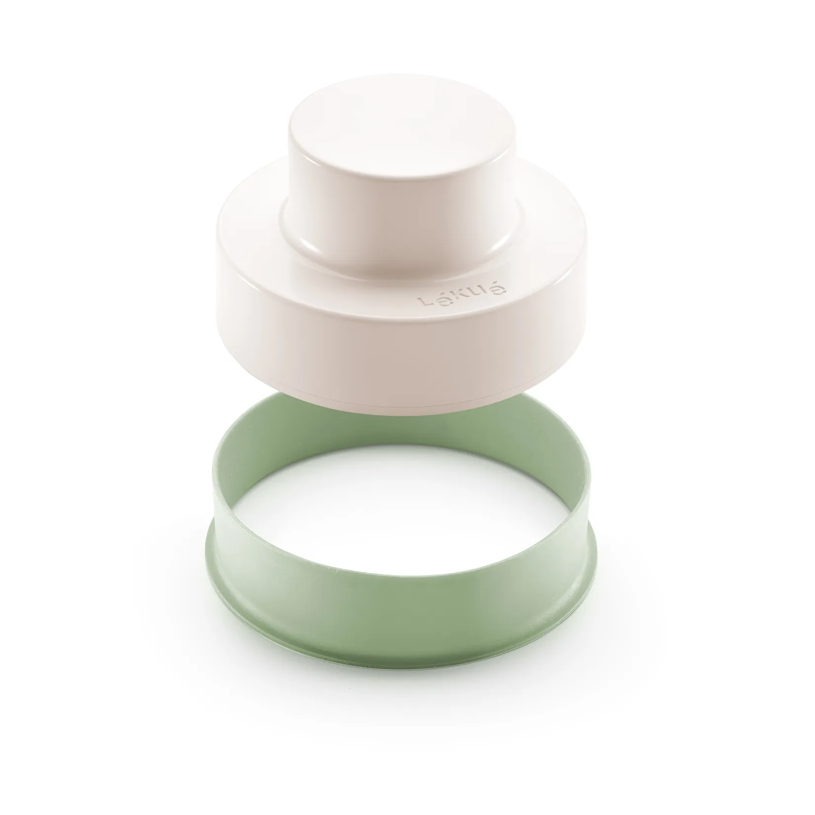 Moule à hamburgers végétariens Lékué lot de 2, Vert Lékué