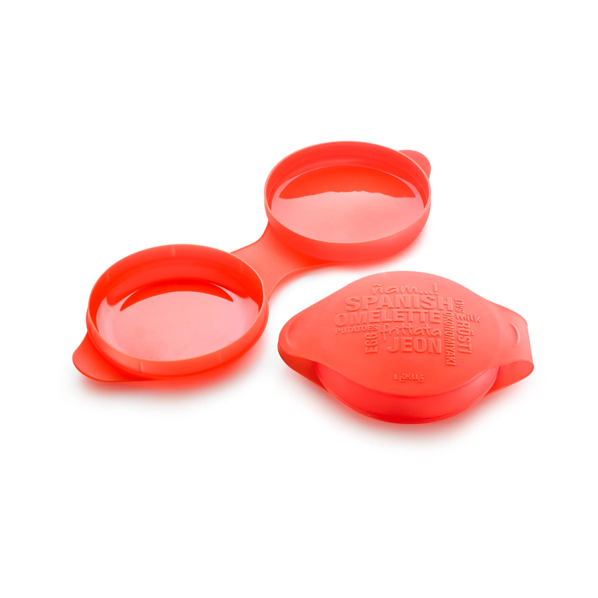 Moule à tortilla espagnole micro-ondes Lékué, Rouge Lékué