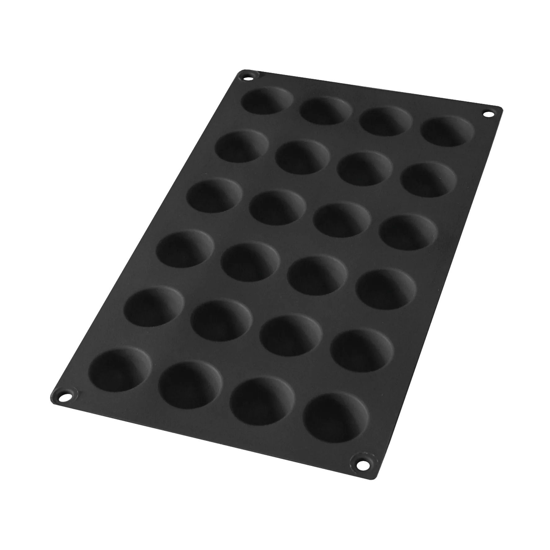 Moule demi-sphère en silicone Lékué lot de 24, Noir Lékué
