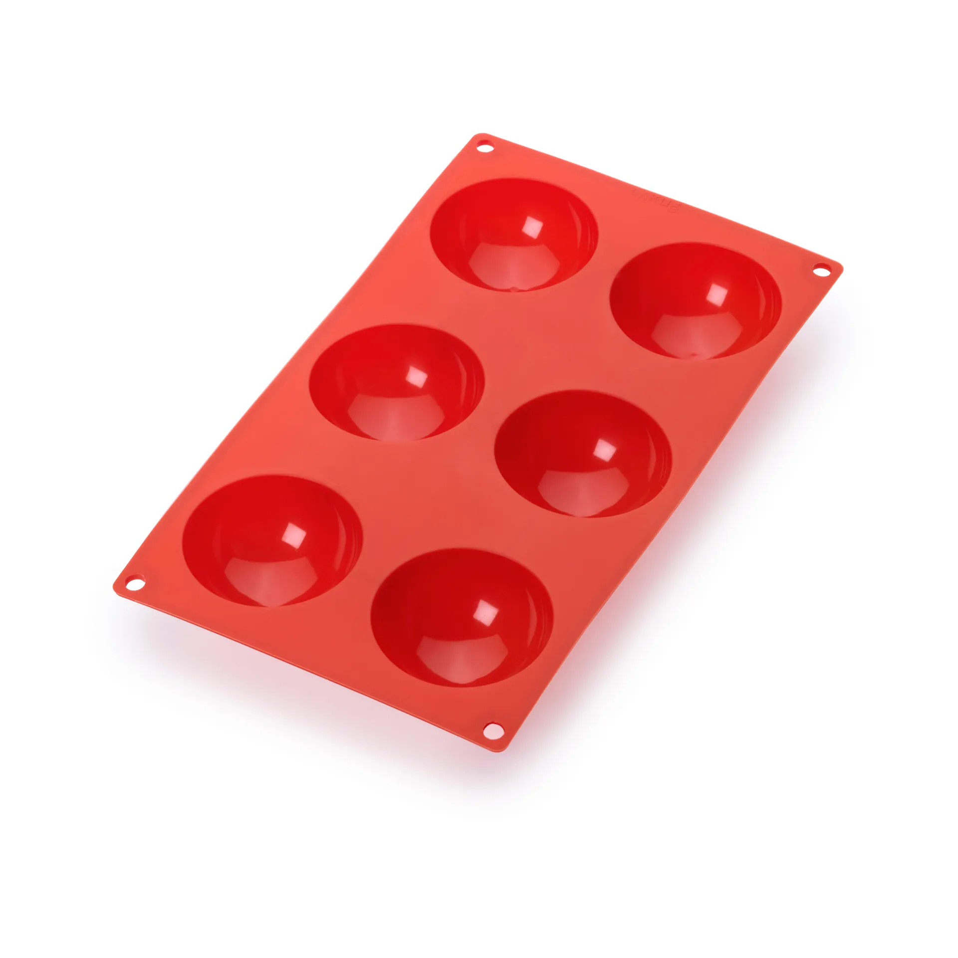 Moule demi-sphère en silicone Lékué lot de 6, Rouge Lékué