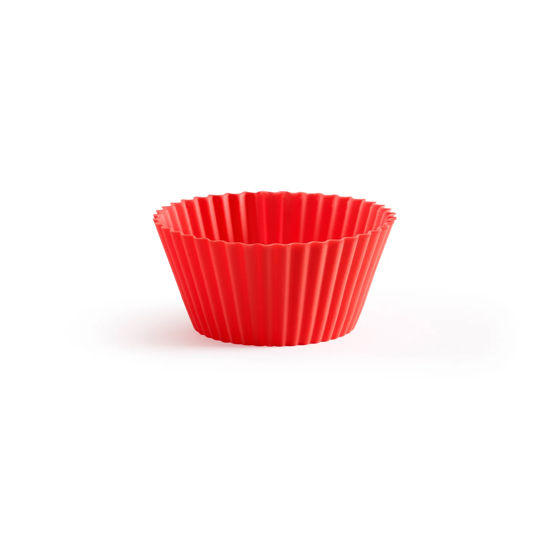 Moules à muffins en silicone Lékué lot de 12, Rouge Lékué