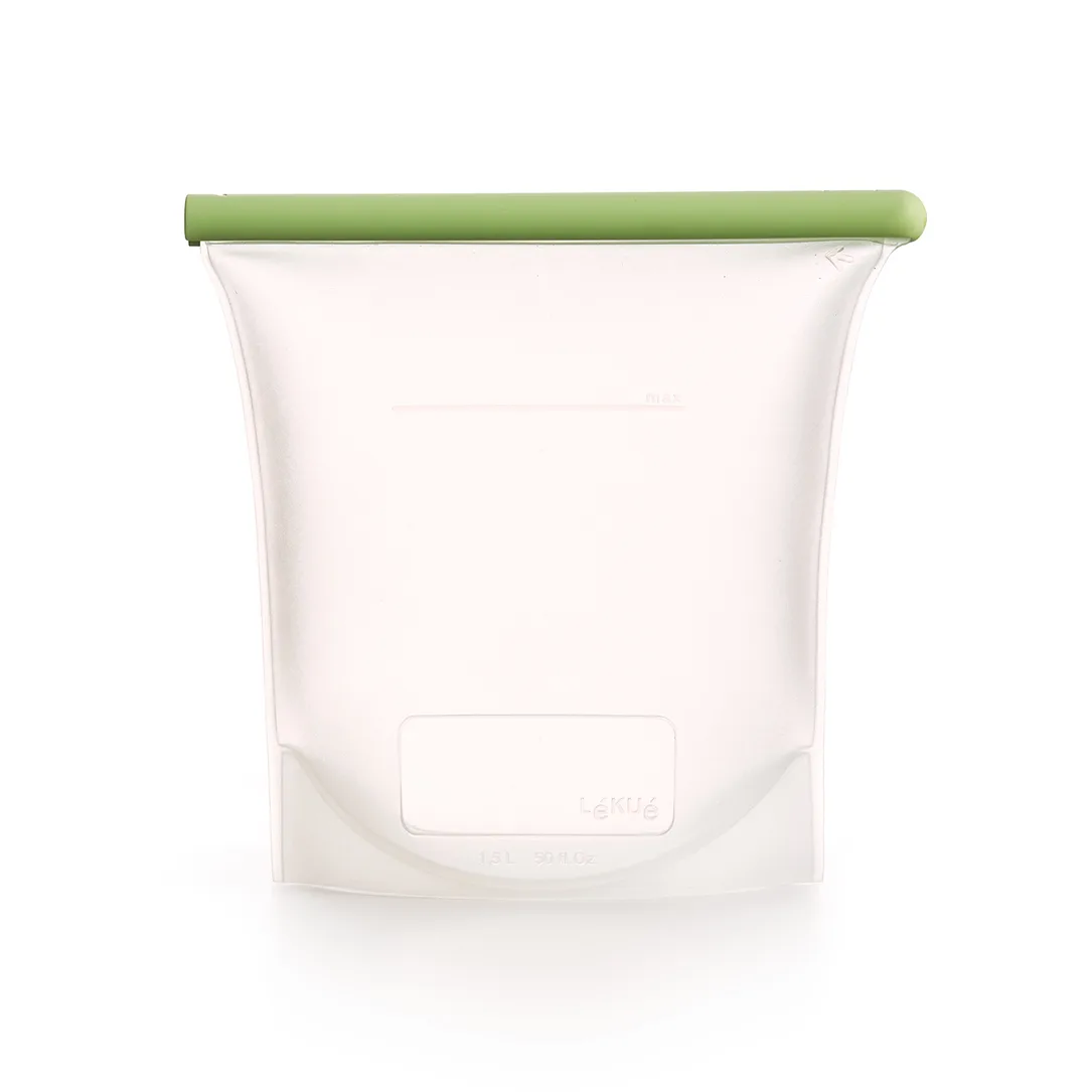Sac réutilisable en silicone vert Lékué, 1,5 L Lékué