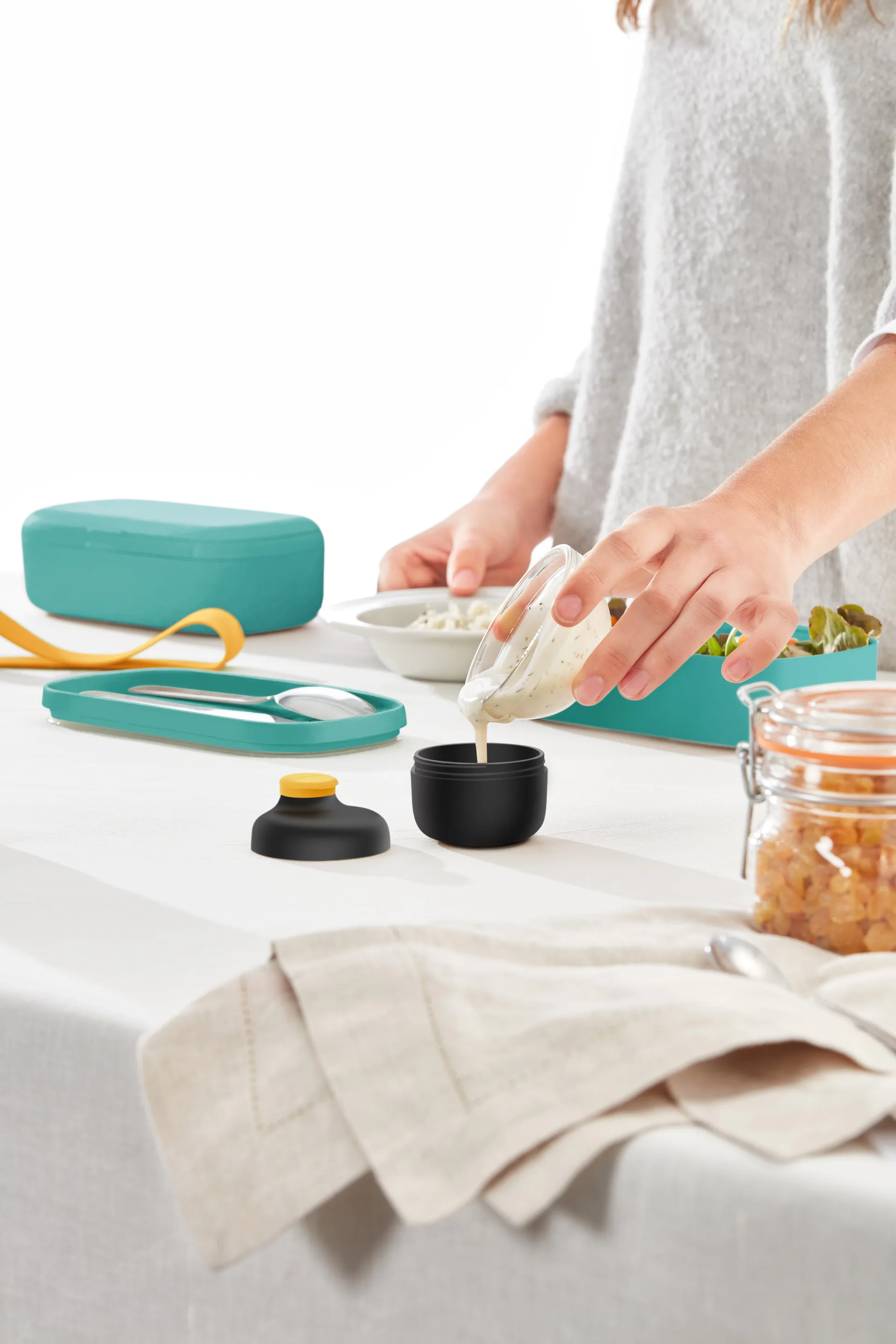 Sauce container écologique Lékué To Go 50 ml, Black Lékué