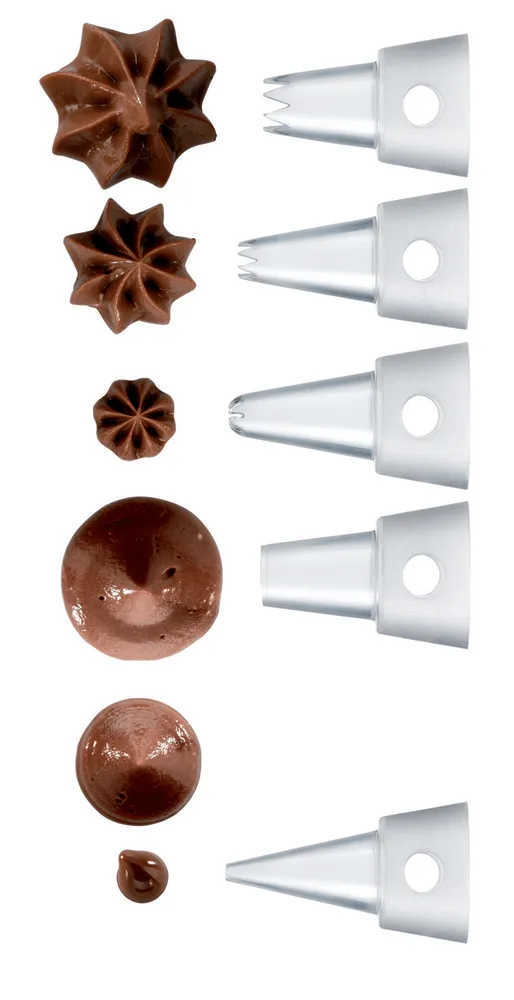 Set marron Lékué Décomax, 6 embouts Lékué