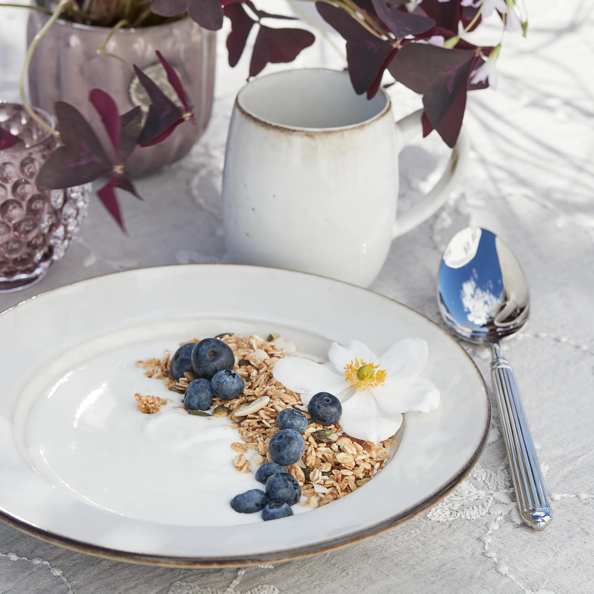Assiette à soupe Amera 23 cm, White sands Lene Bjerre