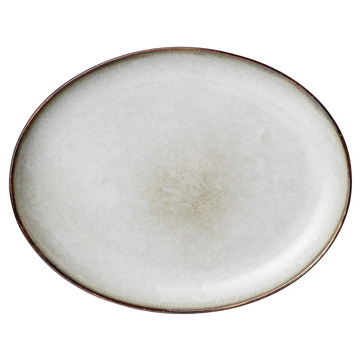 Assiette Amera oval - Gris - Lene Bjerre