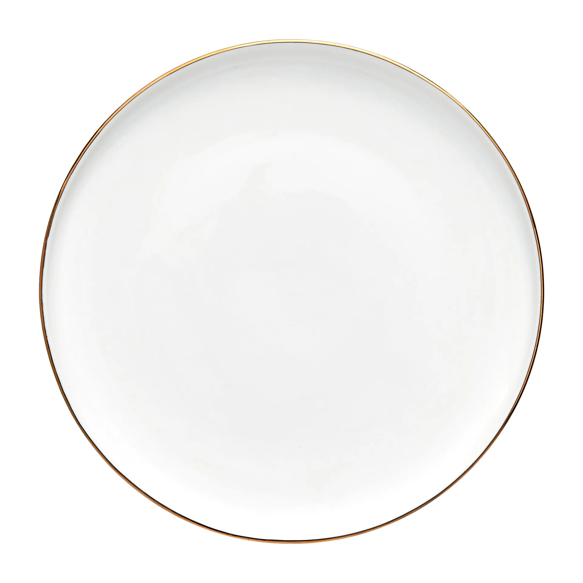 Assiette Clara Ø20 cm, White-light gold Lene Bjerre