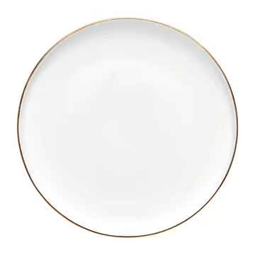 Assiette Clara Ø20 cm - White-light gold - Lene Bjerre