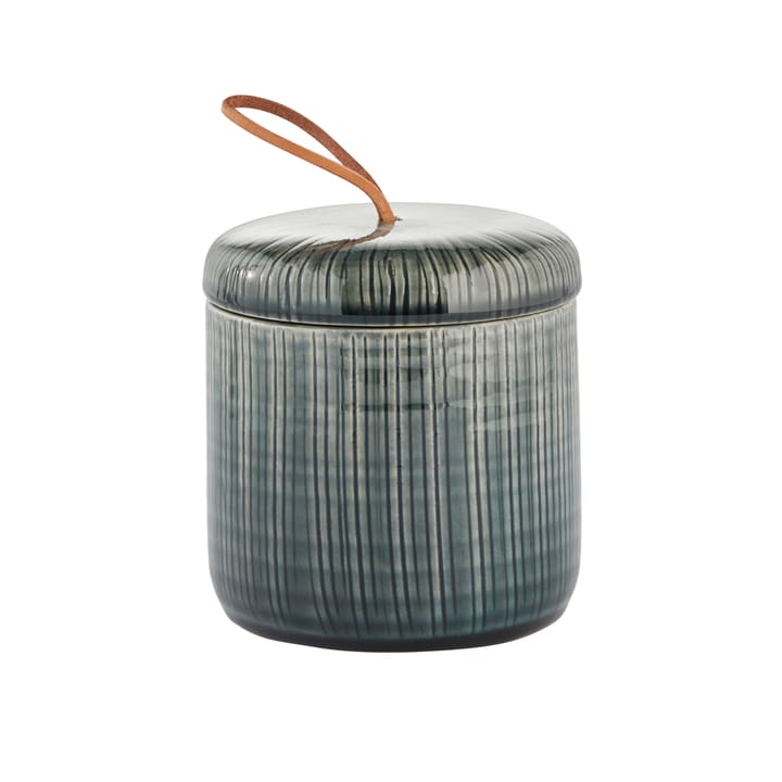 Bocal de rangement avec couvercle Callie Ø10 cm - Dark grey - Lene Bjerre