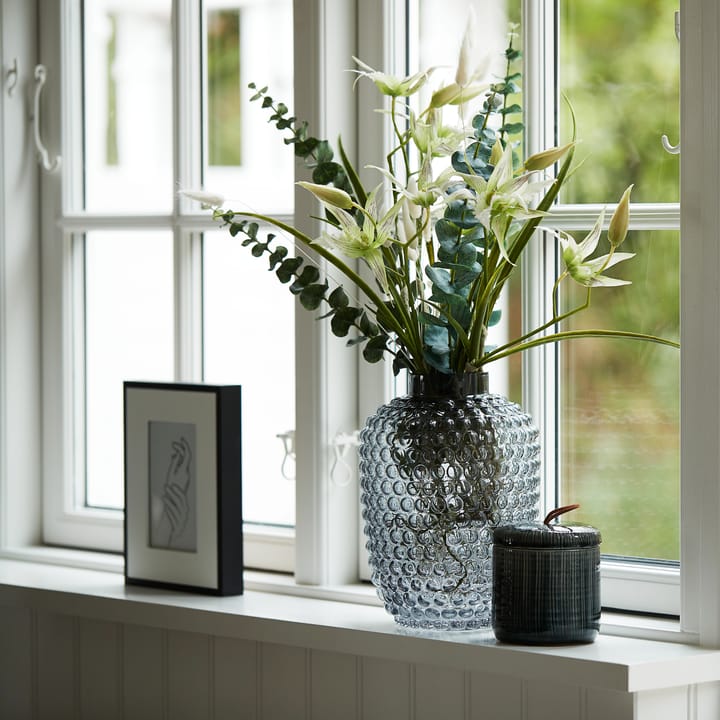 Bocal de rangement avec couvercle Callie Ø10 cm - Dark grey - Lene Bjerre