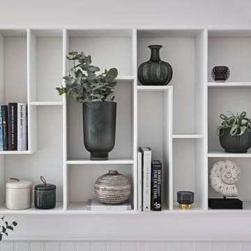 Bocal de rangement avec couvercle Callie Ø10 cm - Dark grey - Lene Bjerre