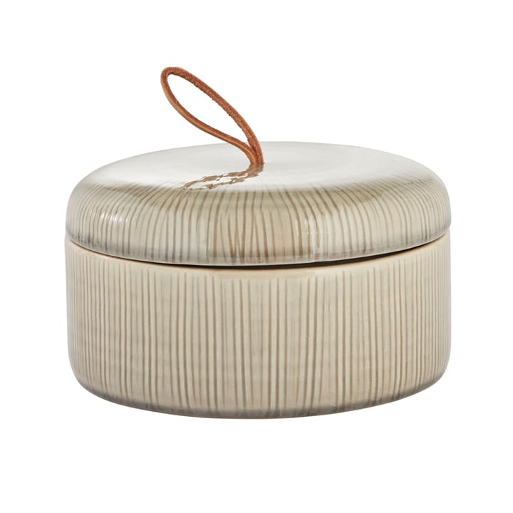Bocal de rangement avec couvercle Callie Ø16 cm - Silver grey - Lene Bjerre